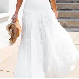 NWT Vicidolls Mustard Seed white cotton skirt